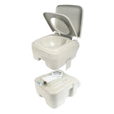 Portable Toilet with 2.5 Gallon Fresh Water Tank (MPN: 41541)