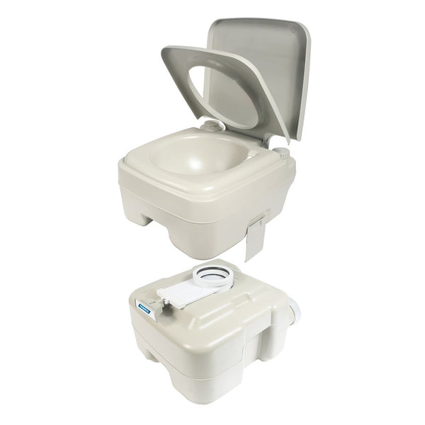 Portable Toilet with 2.5 Gallon Fresh Water Tank (MPN: 41541)