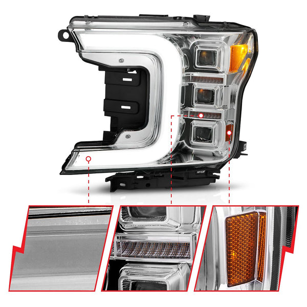 AnzoUSA LED Projector Beam Headlight Assembly (MPN: 111521)