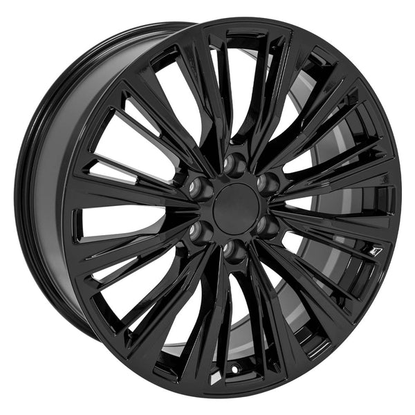 OE Wheels CA93 Gloss Black Wheel (MPN: CA93-22090-6550-28B)