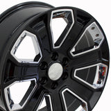 OE Wheels CV93B Aluminum Wheel (MPN: CV93B-22090-6550-24B-IC)