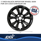Coast To Coast Impostor Wheel Skin 17 Inch Gloss Black (MPN: IWCIMP381BLK)
