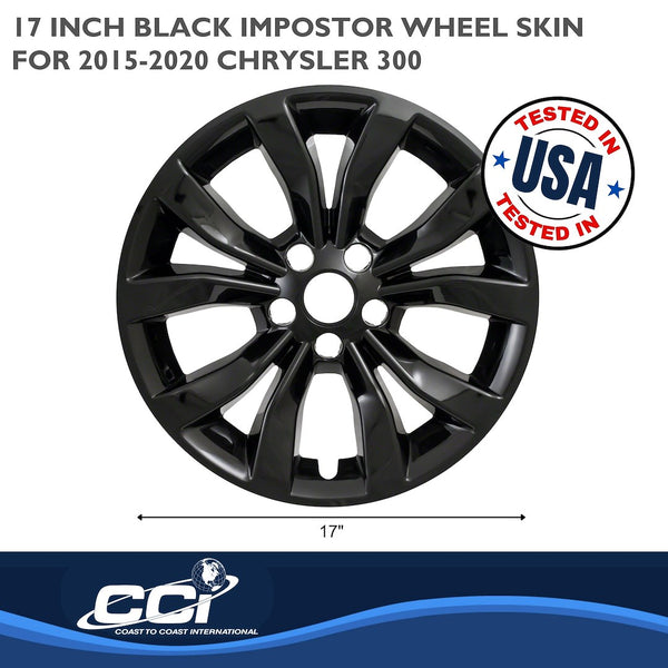 Coast To Coast Impostor Wheel Skin 17 Inch Gloss Black (MPN: IWCIMP381BLK)