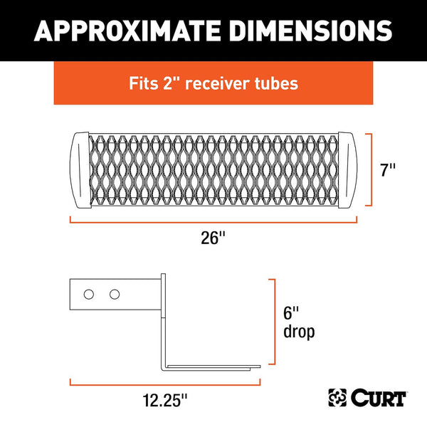 CURT Grip Step Receiver Hitch Step (MPN: 32002)