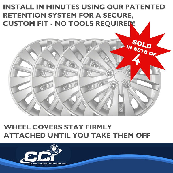 Coast To Coast 16 Inch Wheel Cover Set (MPN: IWC102816S)