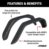 Aries Jeep Fender Flares (MPN: 2500211)