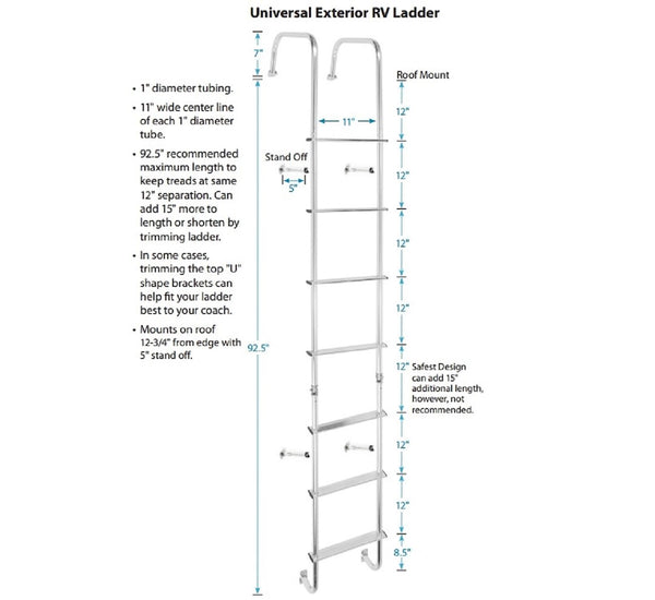 Stromberg Carlson Rear Door Ladder (MPN: LA-401)