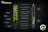 Ironman 4x4 Coil Over Shock Absorber (MPN: 45002LFE-BCKB-PB-SEQ)