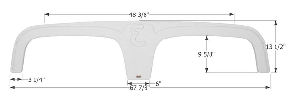 Icon Fender Skirt for Tandem Axle RVs (MPN: 12291)
