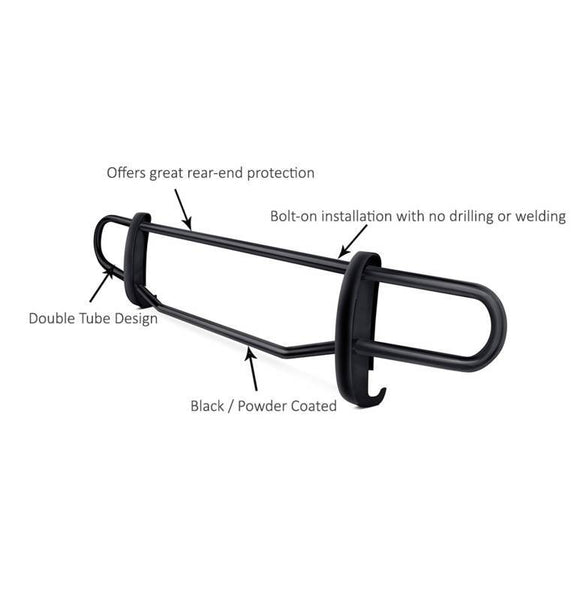 Black Horse Off Road Double Tube Bumper Guard (MPN: 8HO5A)
