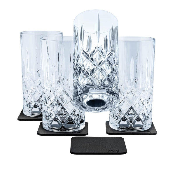 Silwy Magnetic Drinking Glass Set (MPN: NM-LO-300-4)
