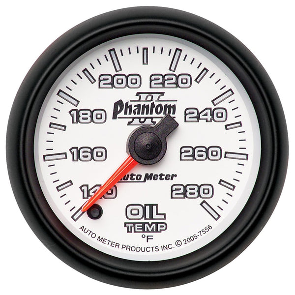 AutoMeter Phantom II Oil Temperature Gauge (MPN: 7556)