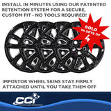 Coast To Coast Impostor Wheel Skin 18 Inch (MPN: IMP468BLK)