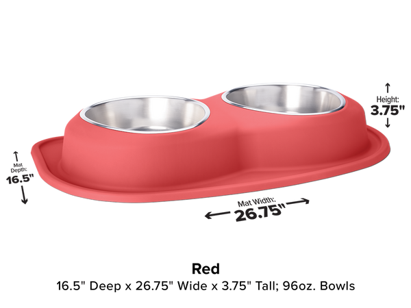 Weathertech Double Low Pet Feeding System (MPN: DL9603RD)