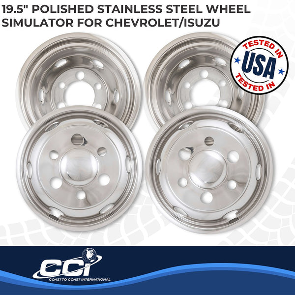 Coast To Coast Wheel Simulator for Dual Rear Steel Wheels (MPN: IWCN195I90)