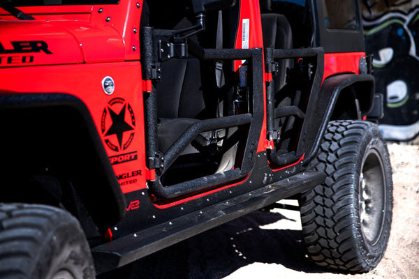 Body Armor Tubular Lower Half Door Set (MPN: JK-6154)