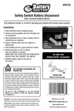 WirthCo Battery Doctor Disconnect Switch (MPN: 20128)