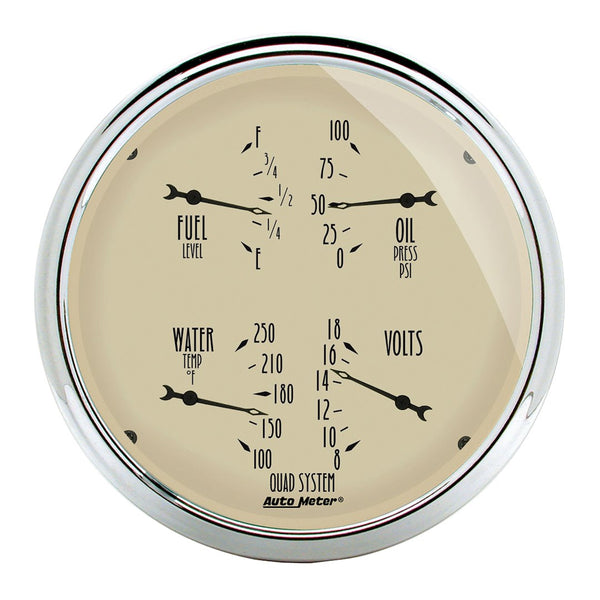 AutoMeter Fuel Level Oil Pressure Voltmeter Water Temperature (MPN: 1819)