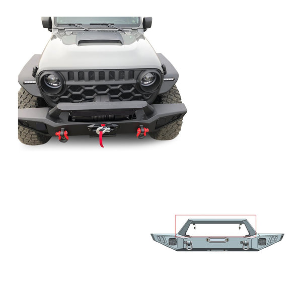 Black Horse Offroad Bumper With Winch Slot (MPN: AFB-WR19)