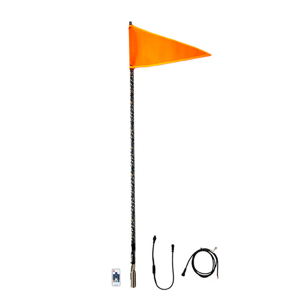 Quake LED 4 Foot Fixed Height Flagpole (MPN: QW492)
