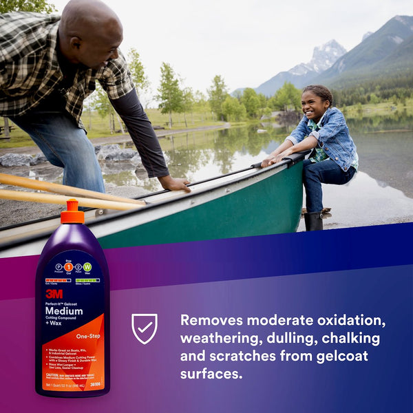 3M Perfect-It Gelcoat Medium Cutting Compound (MPN: 36106)