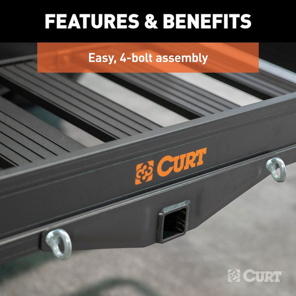 Curt Aluminum Trailer Hitch Cargo Carrier (MPN: 18113)
