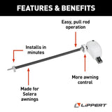 Lippert Components Awning Drive Head (MPN: 271181)