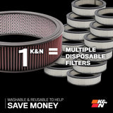 K&N Washable High-Flow Air Filter (MPN: E-2296)
