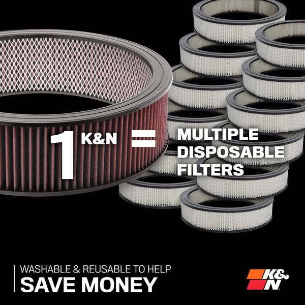 K&N Washable High-Flow Air Filter (MPN: E-2296)