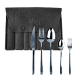 Silwy Magnetic Stainless Steel Travel Cutlery Set (MPN: EBS-G-5)