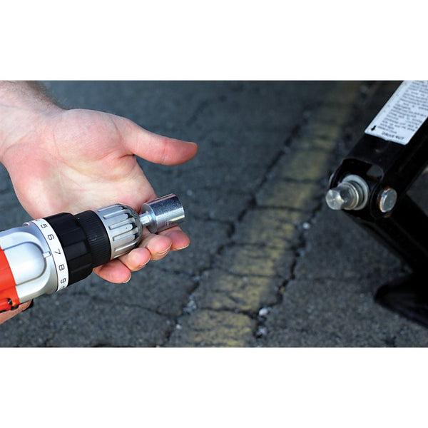 Camco Camper Jack Crank Drill Bit Adapter (MPN: 57363)