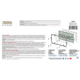 License Plate Frame Barbed Wire II Chrome Plated (MPN: 22230)