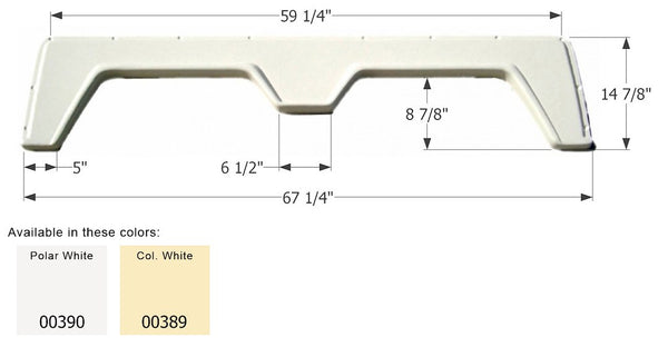 Icon Fender Skirt for Tandem Axle RVs (MPN: 00390)