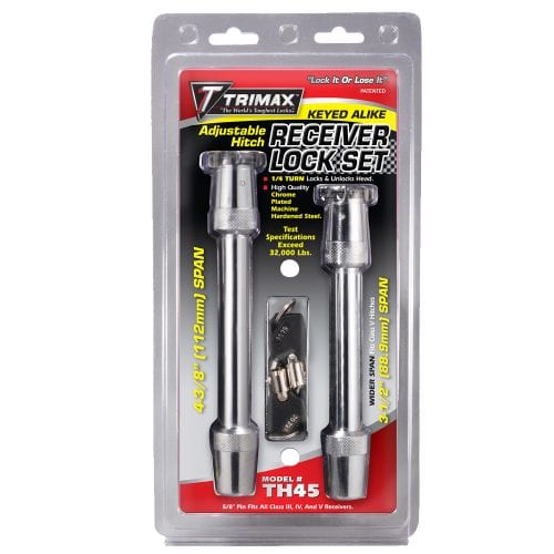 Trimax Locks Trailer Hitch Pin Set (MPN: TH45)