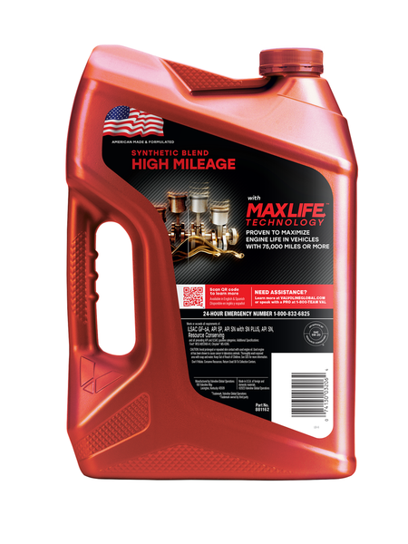 Valvoline High Mileage Motor Oil (MPN: 881162)