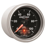 AutoMeter Gauge Oil Pressure Sport-Comp II (MPN: 3652)