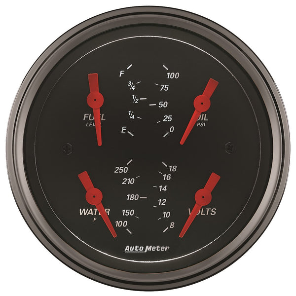 AutoMeter Fuel Level Oil Pressure Voltmeter Water Temperature (MPN: 1414)