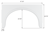 Icon Fender Skirt for Forest River Georgetown (MPN: 16576)