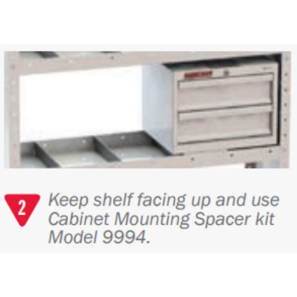Weather Guard Shelf Mounting Bracket (MPN: 9994  MOUNTING KIT)