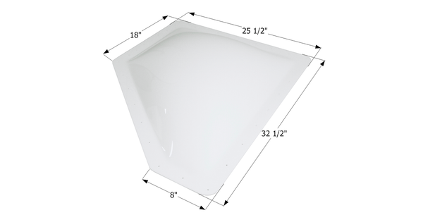 Icon Skylight 5 Inch Bubble Dome (MPN: 12372)