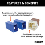 CURT Trailer Wiring Connector Relay Kit (MPN: 57000)