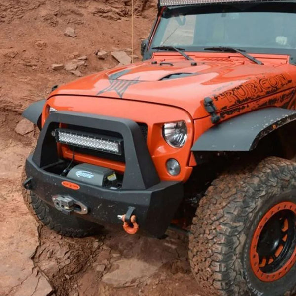 Rock Slide Engineering Rigid Shorty Rear Bumper (MPN: FB-S-100-JK)