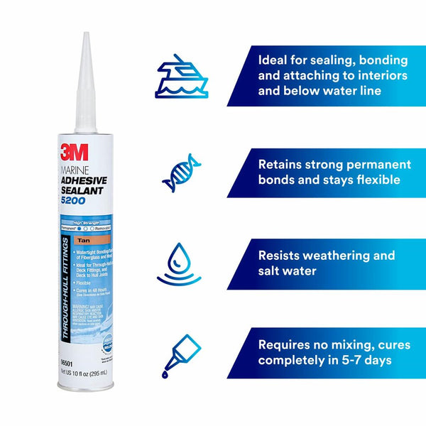 3M Marine Adhesive Sealant 5200 (MPN: 06501)