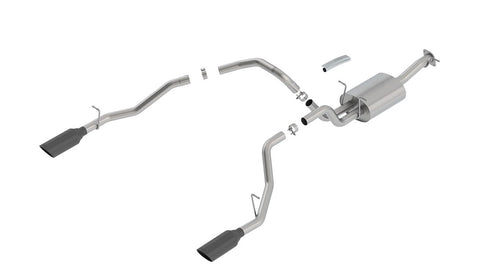 Borla ATAK Series Cat Back Exhaust System Kit (MPN: 140753BC)