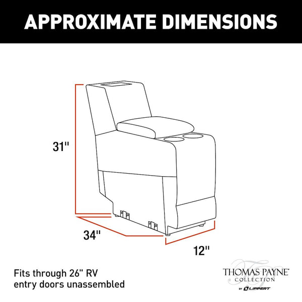 Thomas Payne Seismic Series Sofa Center (MPN: 2020129330)