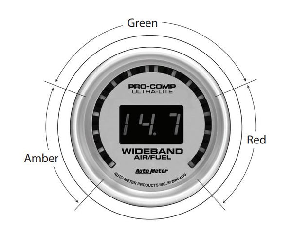 AutoMeter Ultra-Lite Air Fuel Ratio Gauge (MPN: 4379)
