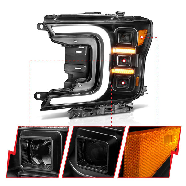 AnzoUSA LED Projector Beam Headlight Assembly (MPN: 111520)