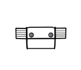Black Horse Grille Guard Kit (MPN: 17FB26MA-PLFB)