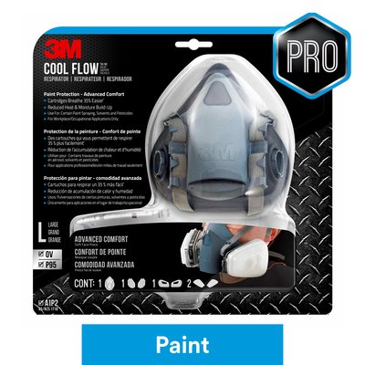 3M Half Mask Respirator Advanced Comfort (MPN: 52766)