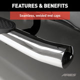 Aries 4 Inch Oval Side Bars (MPN: S225008-2)
